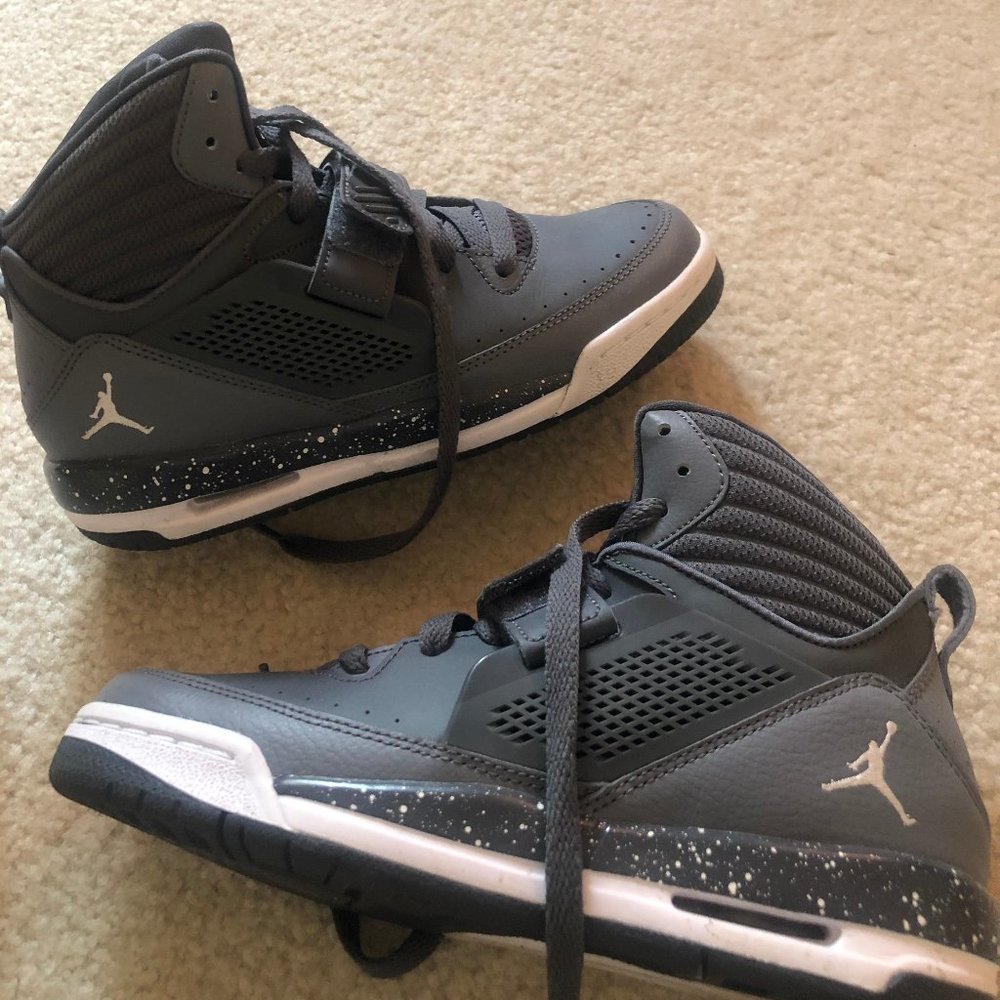 Air Jordan, Flights, Wolf Grey, Velcro Straps